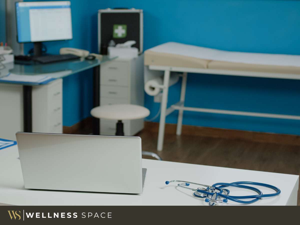 Medical Office Leasing modern exam room with equipment